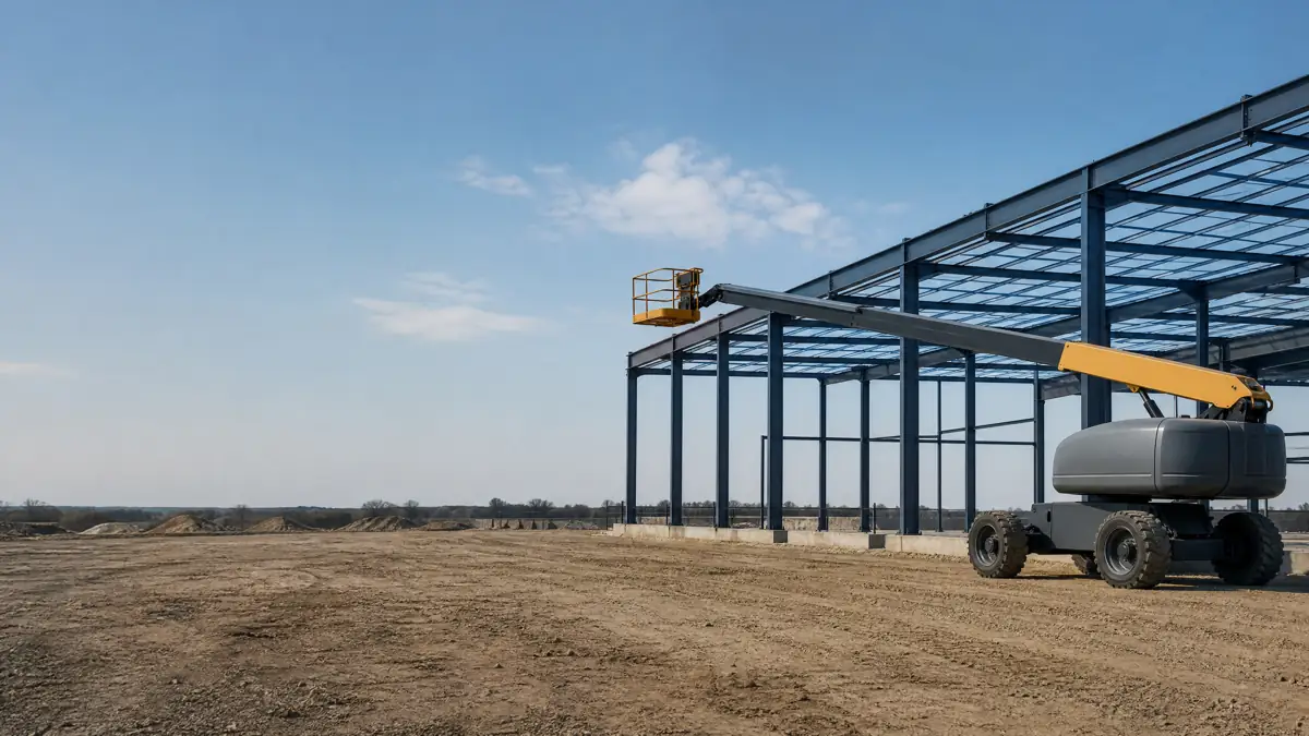 Rough Terrain Scissor Lifts jobsite access in Virginia Beach
